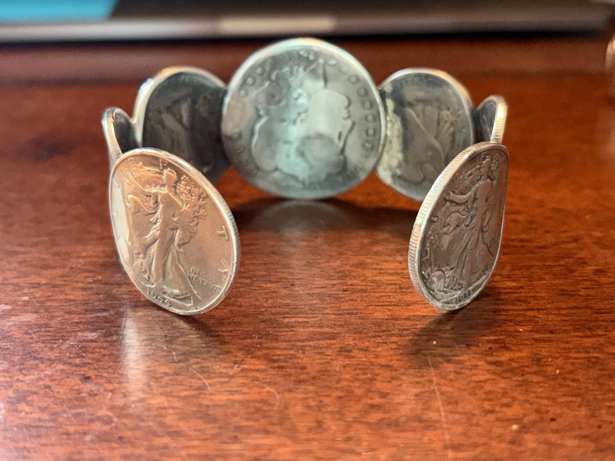 Kingman walking liberty cuff size 8”