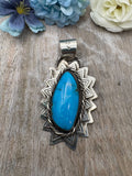 Sunny Skies Kingman Turquoise Pendant