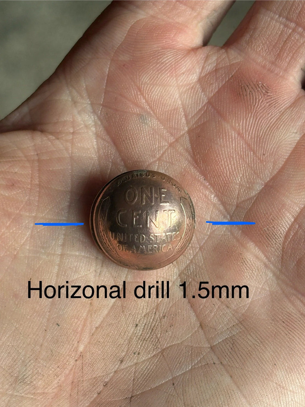 Wheat Penny Saucer Beads