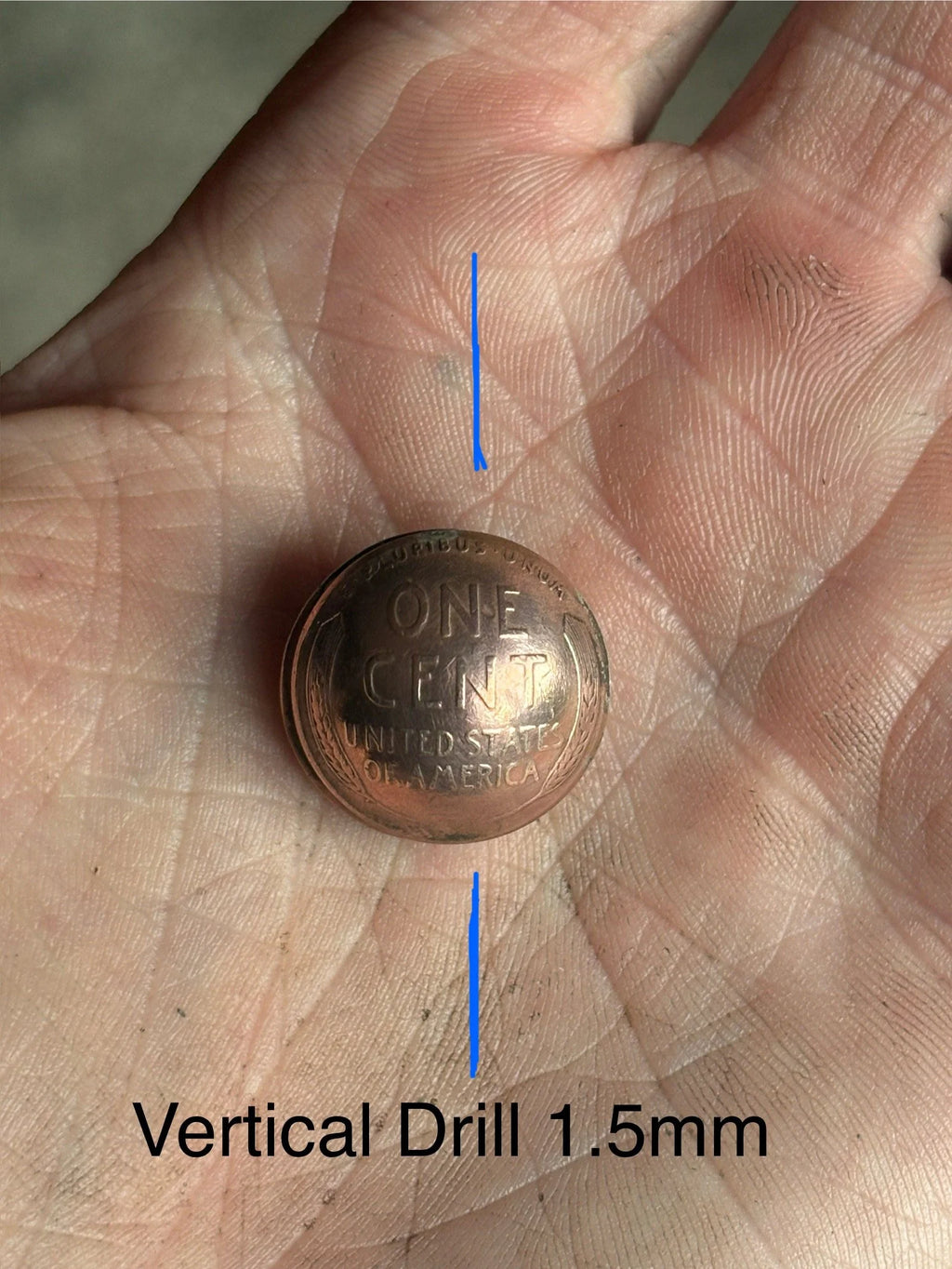 Wheat Penny Saucer Beads
