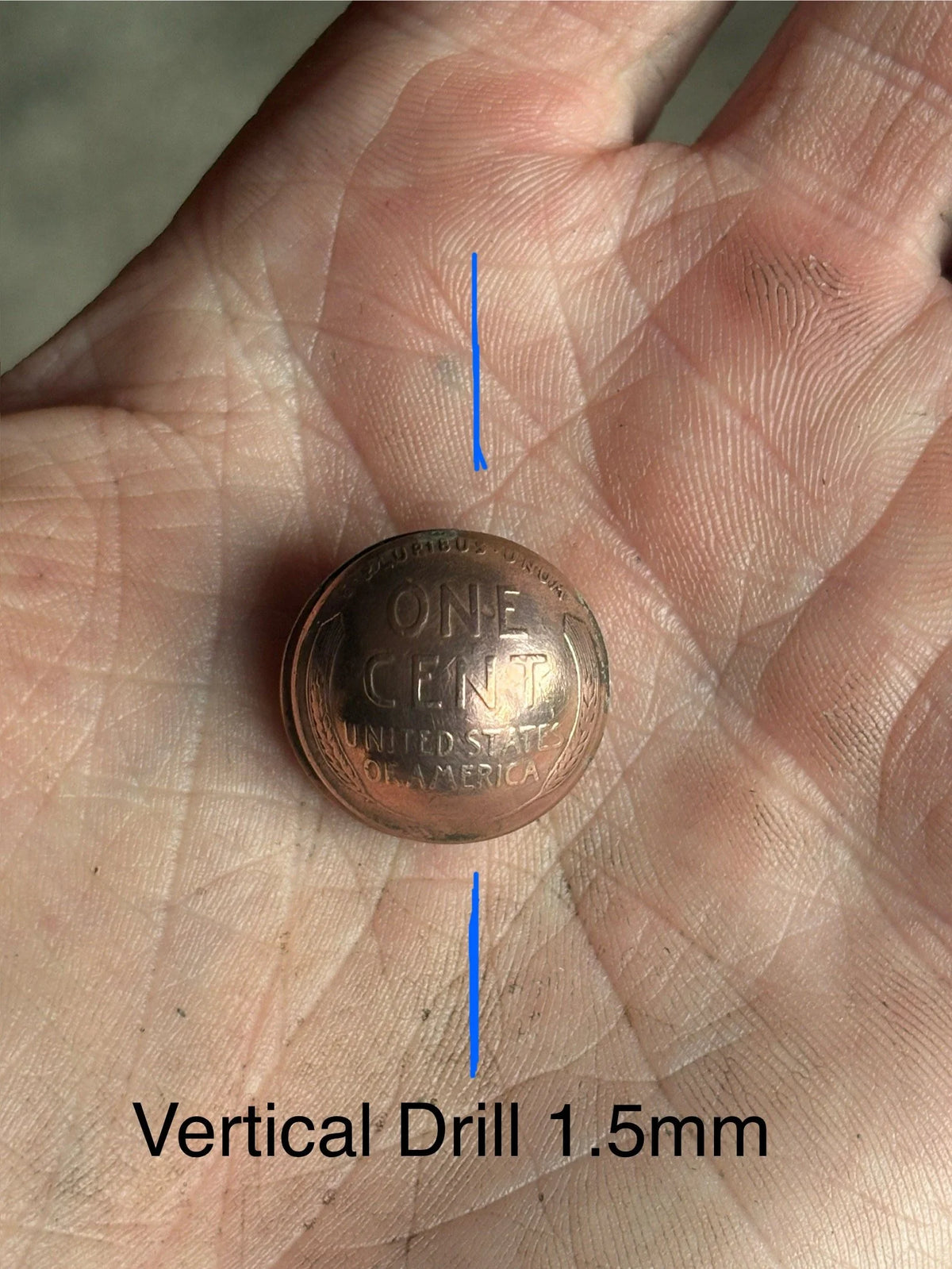 Wheat Penny Saucer Beads