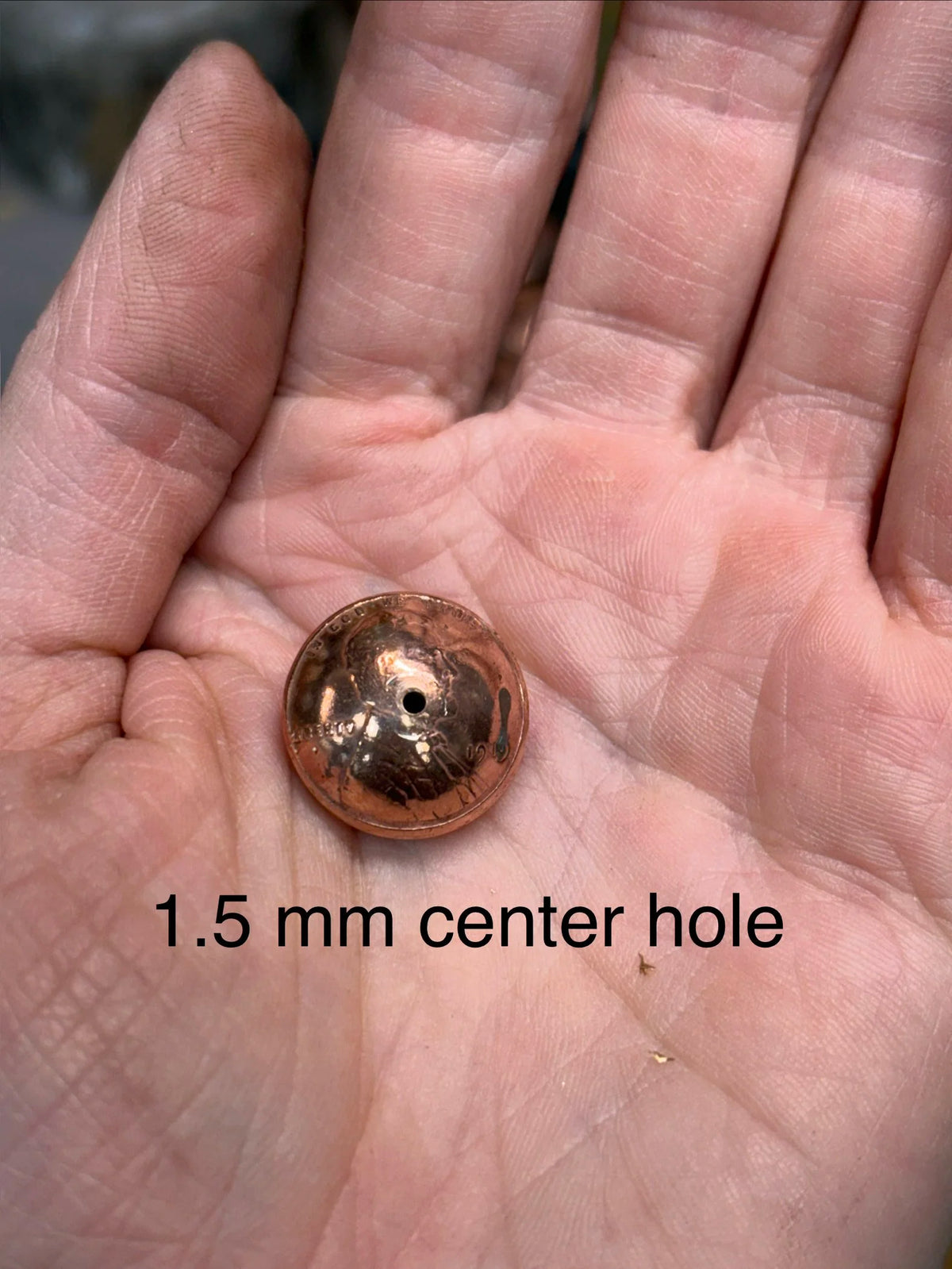 Wheat Penny Saucer Beads
