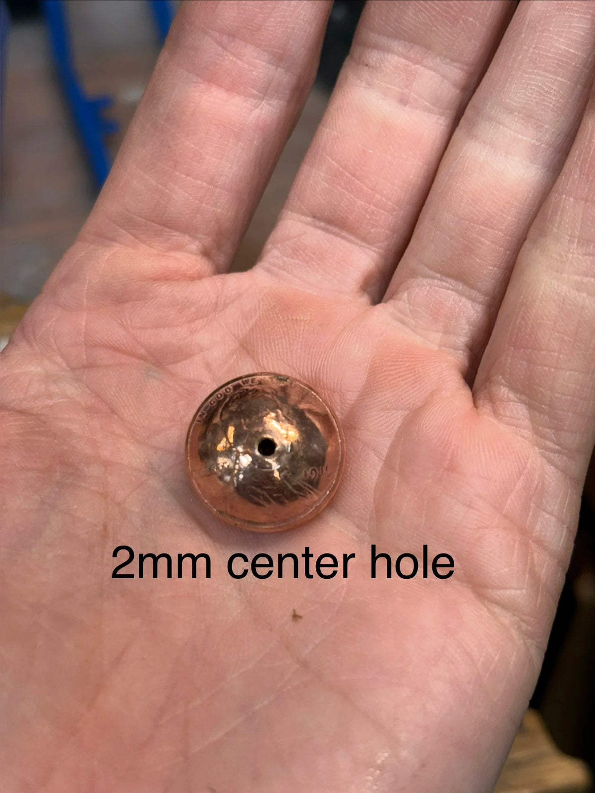 Wheat Penny Saucer Beads