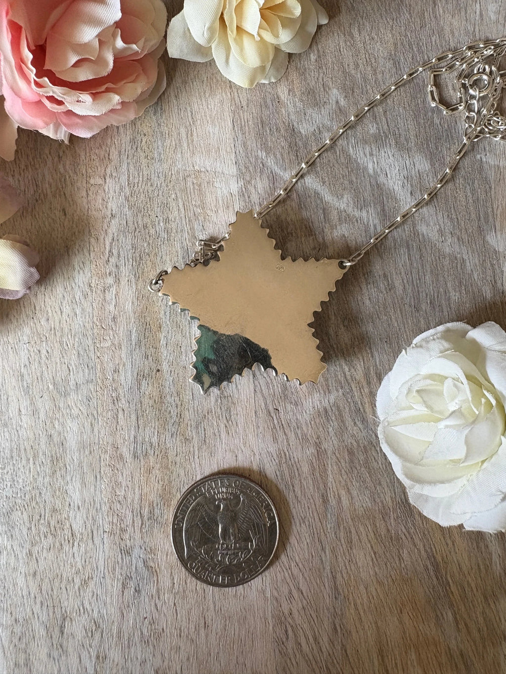 White Buffalo Star Necklace