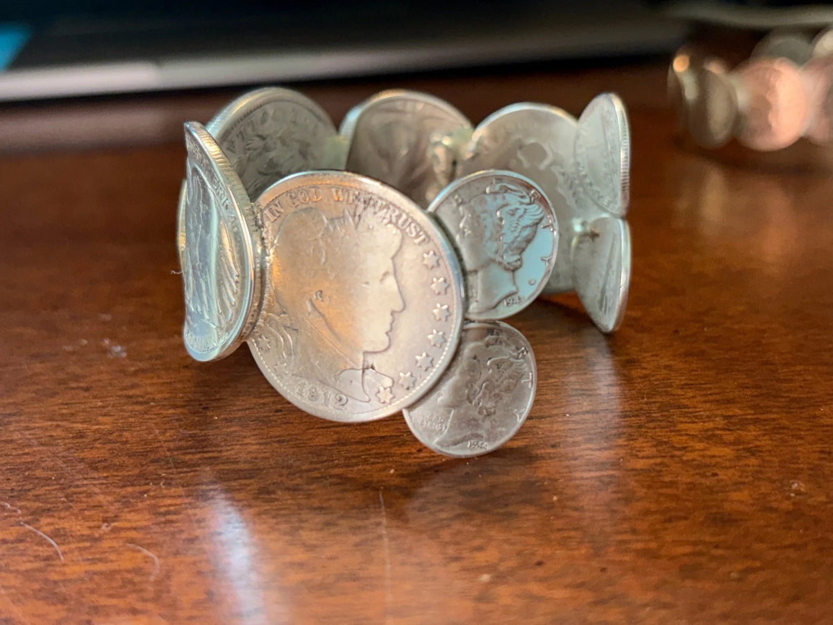 Kingman Coin Cuff Size 7