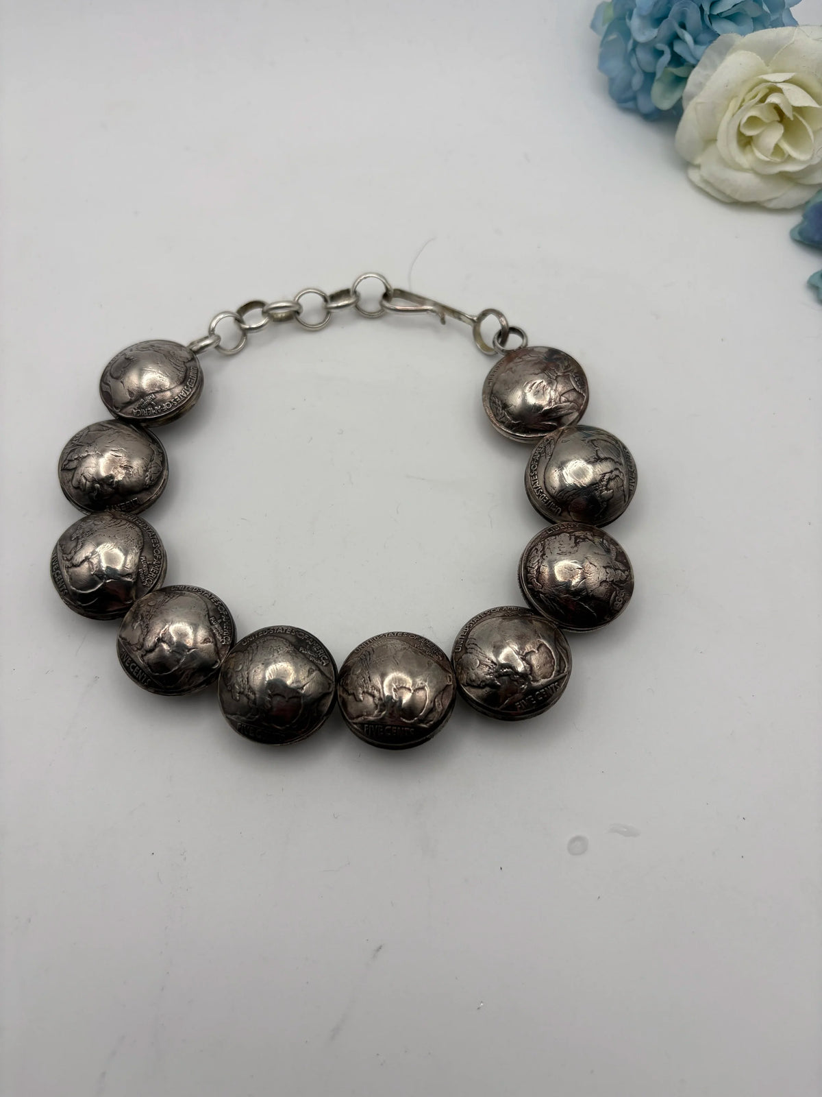 Buffalo Nickel Necklace and Bracelet set - made to order