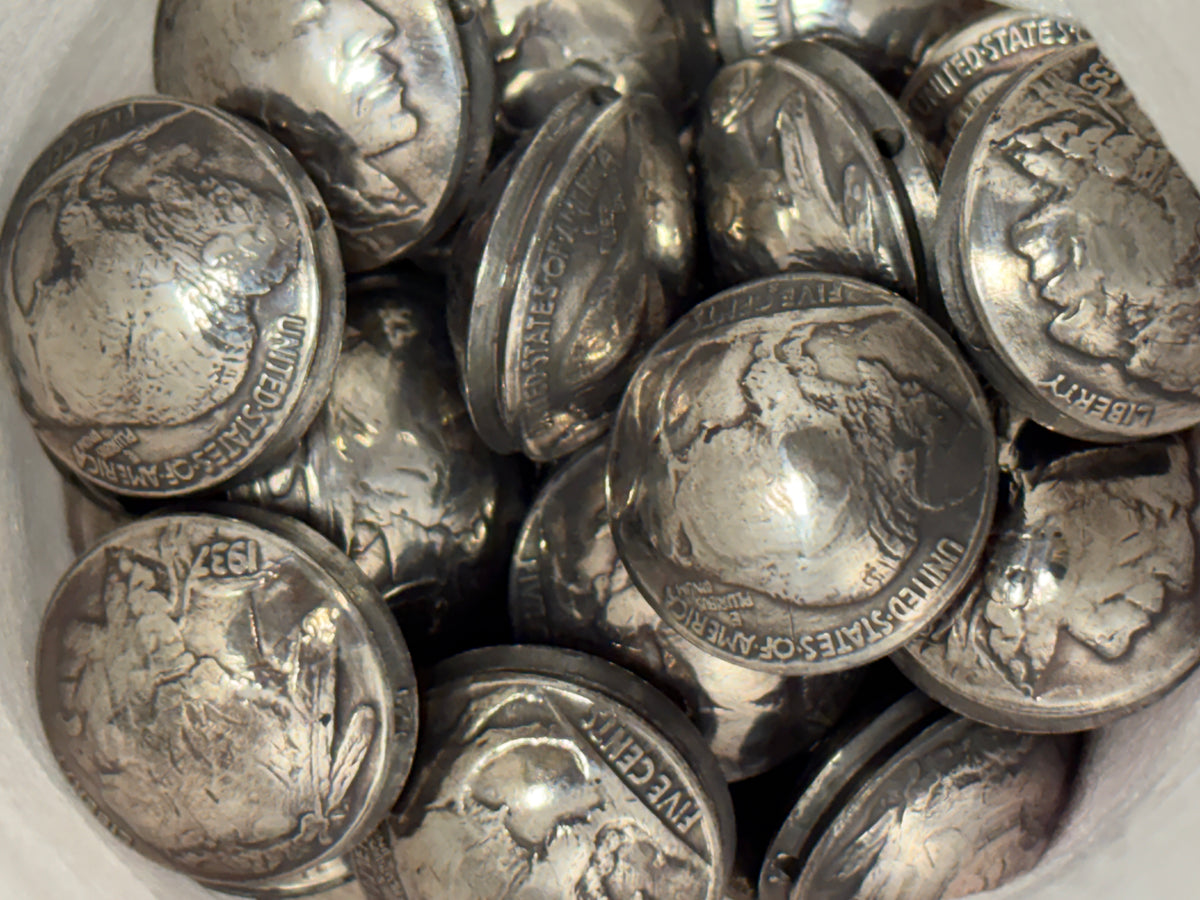Buffalo Nickel Beads