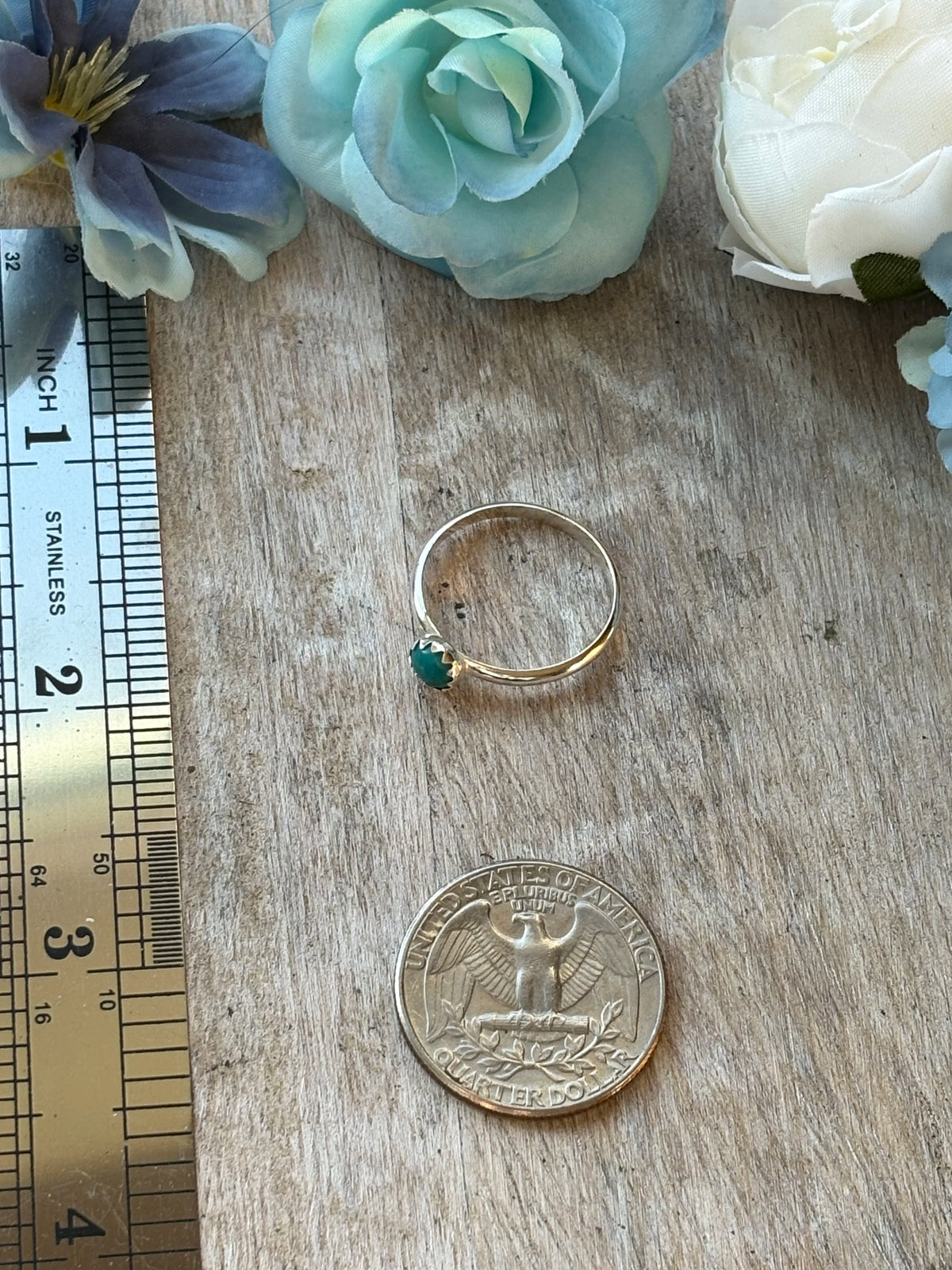 Dainty Kingman Ring Size 7